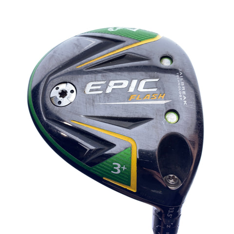 Used Callaway EPIC Flash 3 Fairway Wood / 13.5 Degrees / Regular Flex