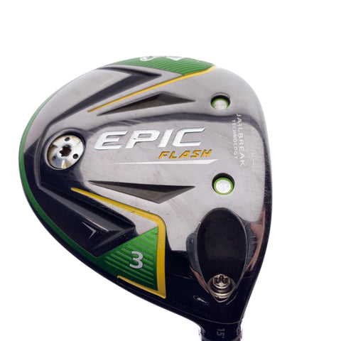 Used Callaway EPIC Flash 3 Fairway Wood / 15 Degrees / Regular Flex