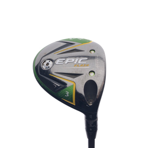 Used Callaway EPIC Flash 3 Fairway Wood / 15 Degrees / Stiff Flex