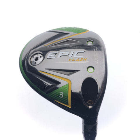 Used Callaway EPIC Flash 3 Fairway Wood / 15 Degrees / Stiff Flex