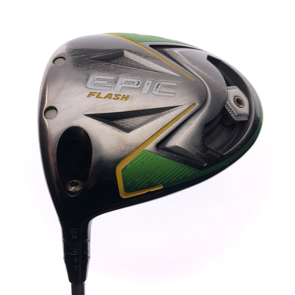 Used Callaway EPIC Flash Driver / 12.0 Degrees / Senior Flex / Left-Handed