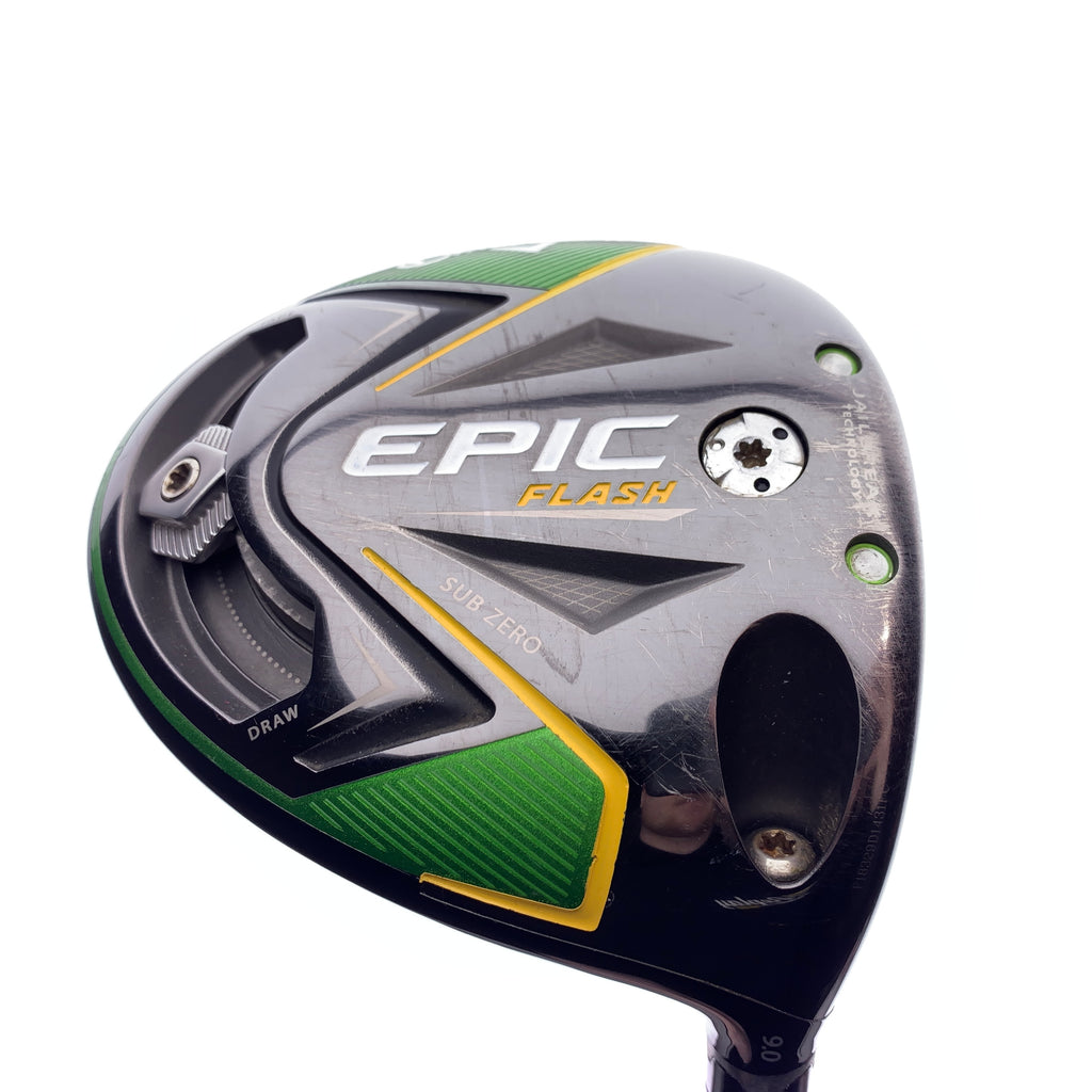 Used Callaway EPIC Flash Driver / 9.0 Degrees / Stiff Flex