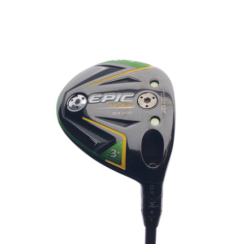 Used Callaway EPIC Flash Sub Zero 3 Fairway Wood / 13.5 Degrees / Stiff Flex