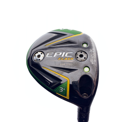 Used Callaway EPIC Flash Sub Zero 3+ Fairway Wood / 13.5 Degrees / X-Stiff Flex