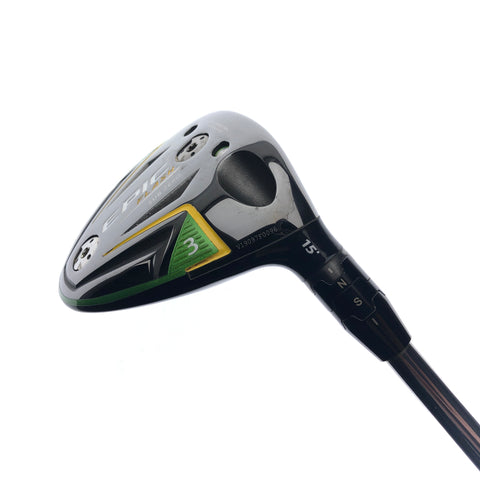 Used Callaway EPIC Flash Sub Zero 3 Fairway Wood / 15 Degrees / TX Flex