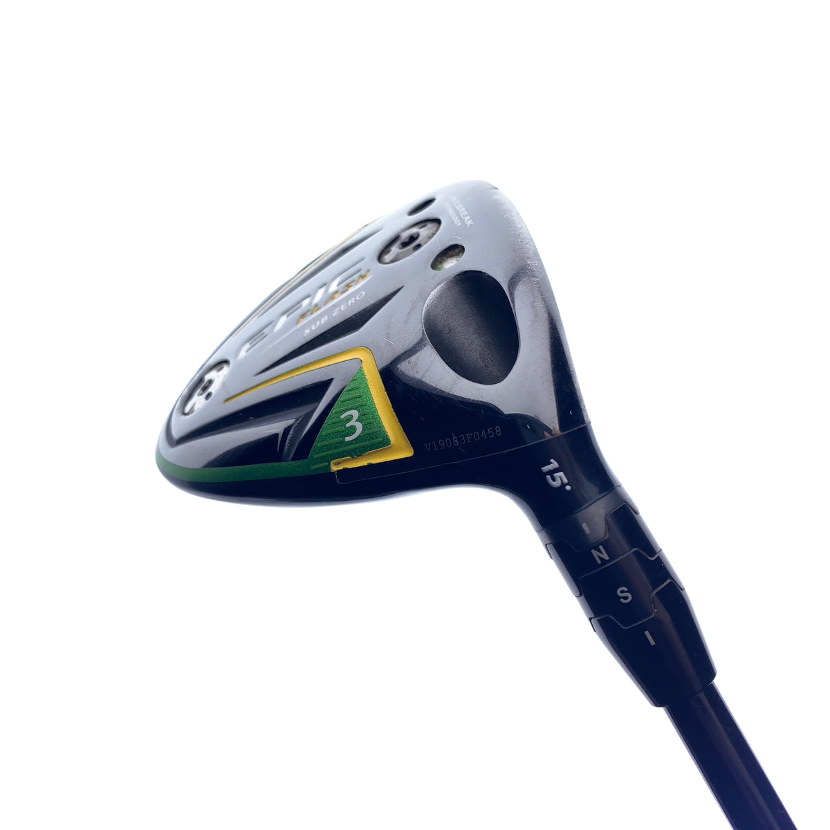 Used Callaway EPIC Flash Sub Zero 3 Fairway Wood / 15.0 Degrees / TX Flex