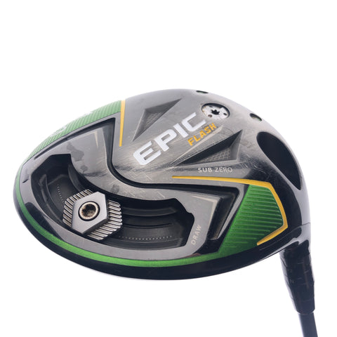 Used Callaway EPIC Flash Sub Zero Driver / 9.0 Degrees / Stiff Flex