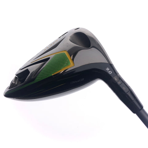 Used Callaway EPIC Flash Sub Zero Driver / 9.0 Degrees / Stiff Flex