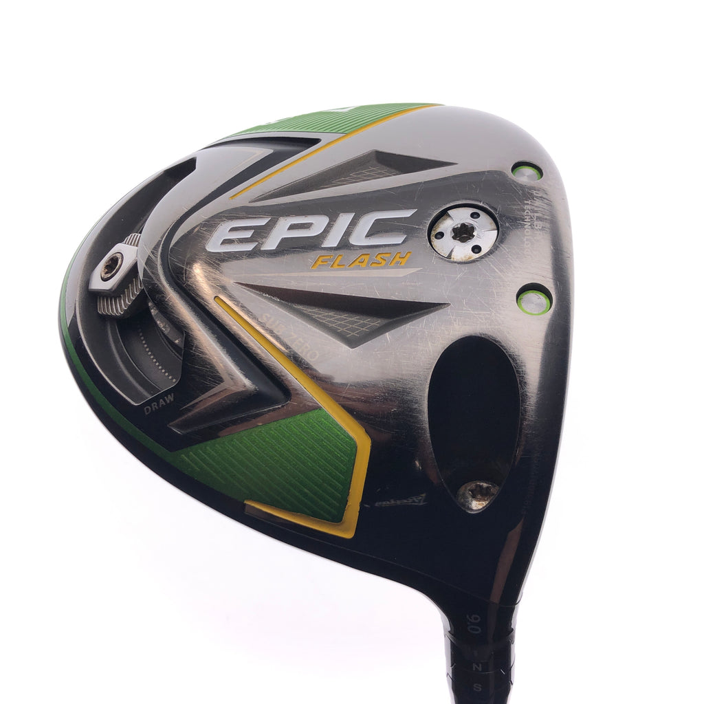 Used Callaway EPIC Flash Sub Zero Driver / 9.0 Degrees / Stiff Flex