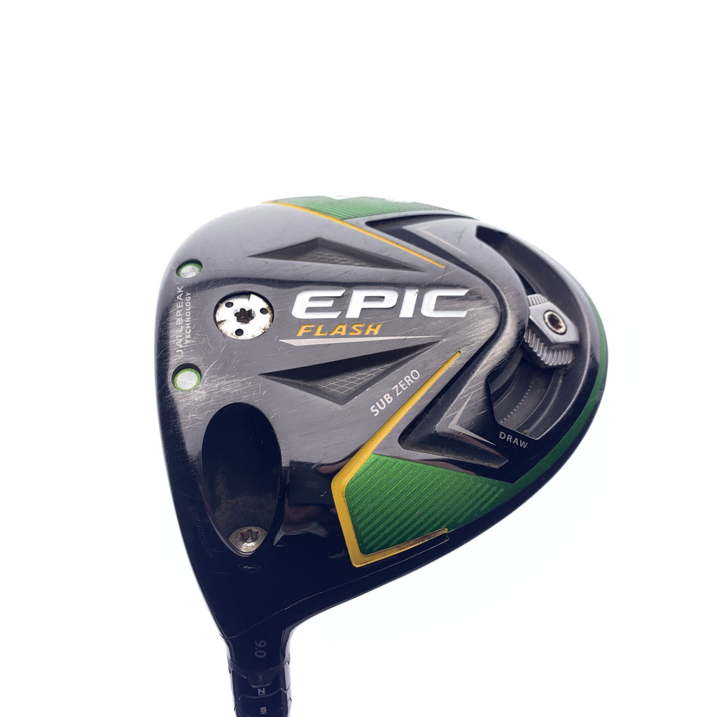 Used Callaway EPIC Flash Sub Zero Driver / 9.0 Degrees / Stiff / Left-Handed