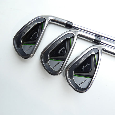 Used Callaway Edge Iron Set / 6 - PW / Regular Flex