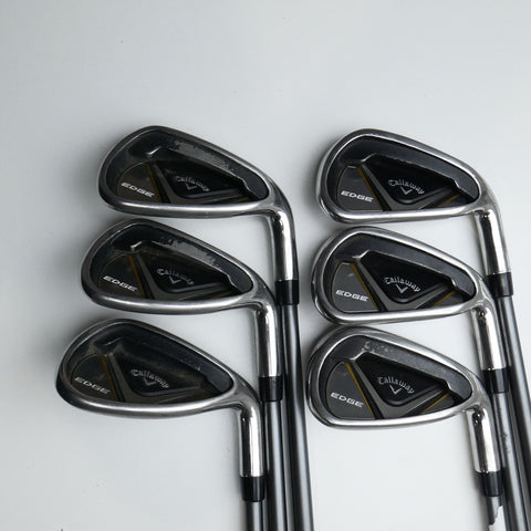 Used Callaway Edge Iron Set / 6 - SW / Ladies Flex