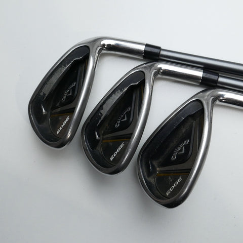 Used Callaway Edge Iron Set / 6 - SW / Ladies Flex