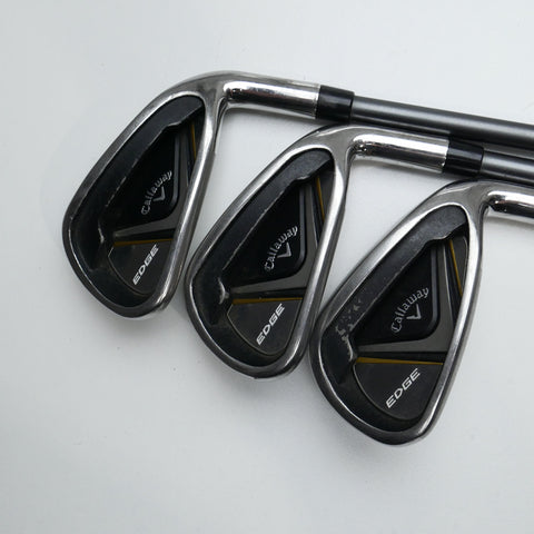 Used Callaway Edge Iron Set / 6 - SW / Ladies Flex