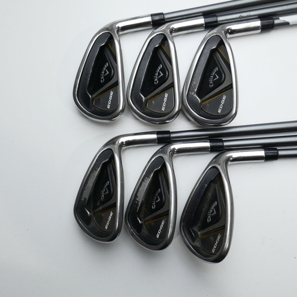 Used Callaway Edge Iron Set / 6 - SW / Ladies Flex