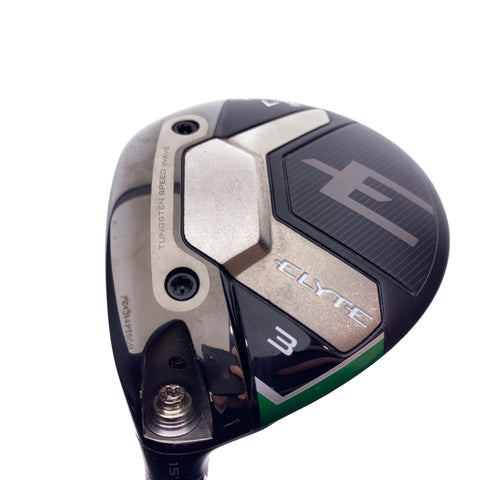 Used Callaway Elyte 3 Fairway Wood / 15 Degrees / Regular Flex / Left-Handed