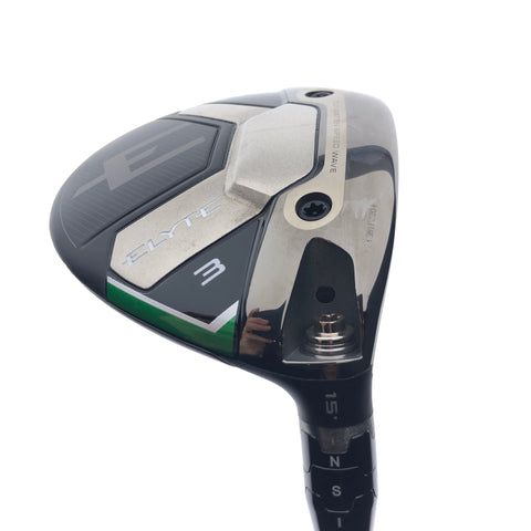 Used Callaway Elyte 3 Fairway Wood / 15 Degrees / X-Stiff Flex