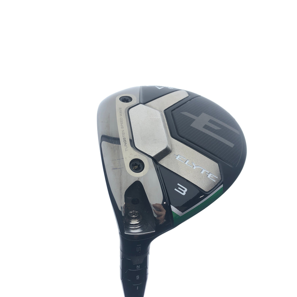 Used Callaway Elyte 3 Fairway Wood / 15.0 Degrees / Stiff Flex / Left-Handed