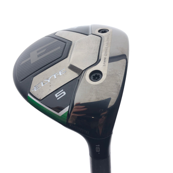 Used Callaway Elyte 5 Fairway Wood / 18 Degrees / Regular Flex