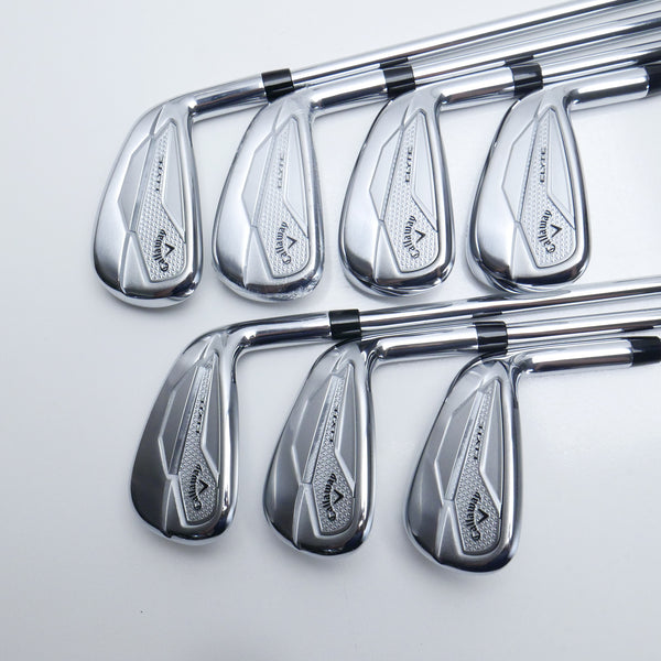 Used Callaway Elyte Iron Set / 5 - PW + AW / Stiff Flex