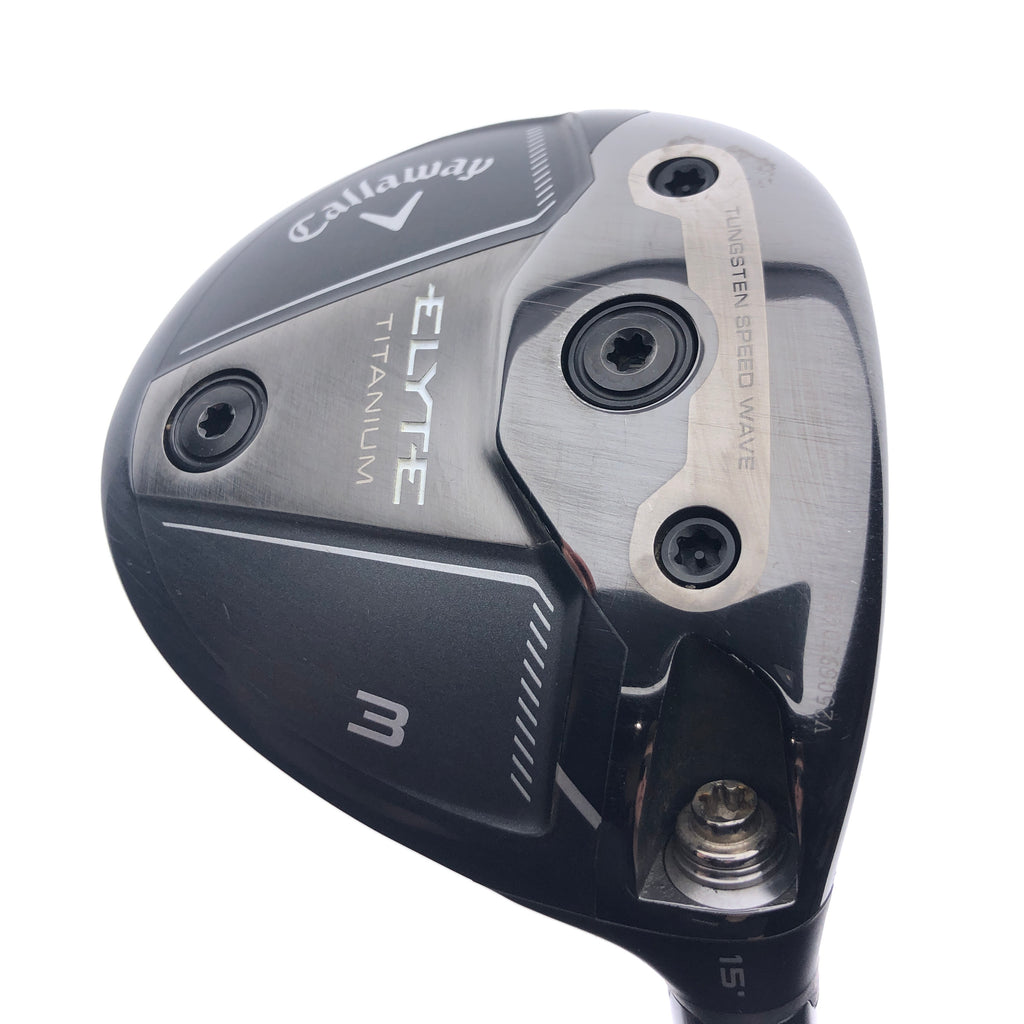 Used Callaway Elyte Titanium 3 Fairway Wood / 15 Degrees / Regular Flex