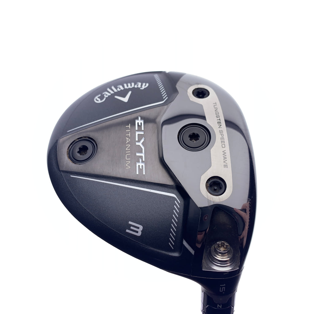 Used Callaway Elyte Titanium 3 Fairway Wood / 15 Degrees / Regular Flex
