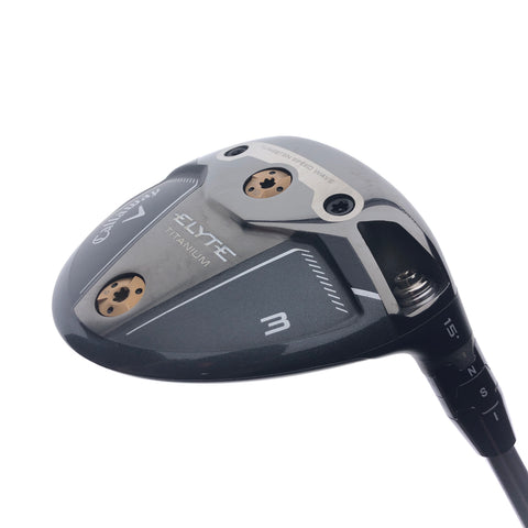 Used Callaway Elyte Titanium 3 Fairway Wood / 15 Degrees / Stiff Flex