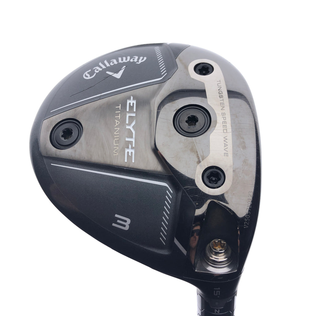 Used Callaway Elyte Titanium 3 Fairway Wood / 15.0 Degrees / Regular Flex