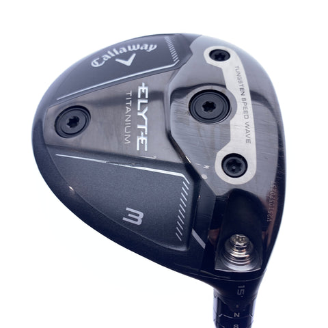 Used Callaway Elyte Titanium 3 Fairway Wood / 15.0 Degrees / Stiff Flex