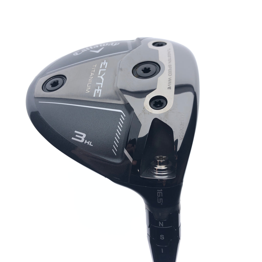 Used Callaway Elyte Titanium 3 HL Fairway Wood / 16.5 Degrees / Regular Flex