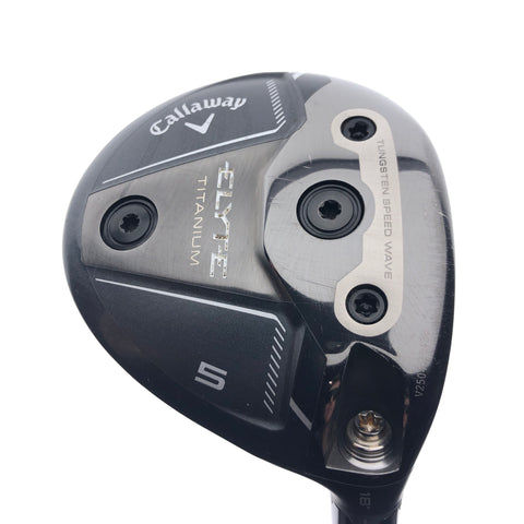 Used Callaway Elyte Titanium 5 Fairway Wood / 18.0 Degrees / Stiff Flex