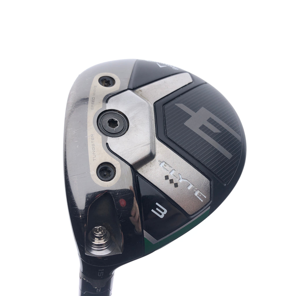 Used Callaway Elyte Triple Diamond 3 Fairway Wood / 15 Degrees / Stiff Flex / L