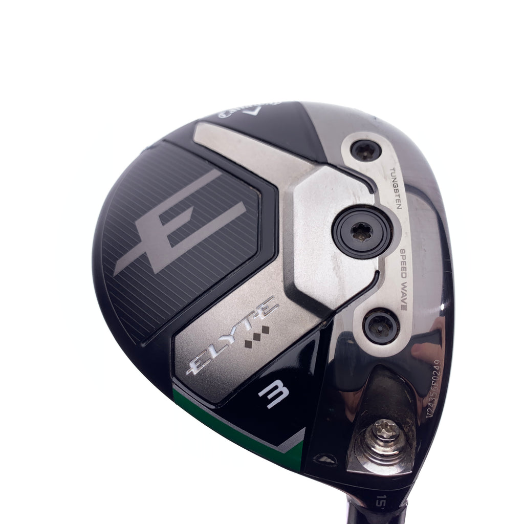 Used Callaway Elyte Triple Diamond 3 Fairway Wood / 15 Degrees / Stiff Flex