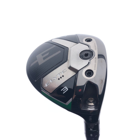 Used Callaway Elyte Triple Diamond 3 Fairway Wood / 15 Degrees / Stiff Flex