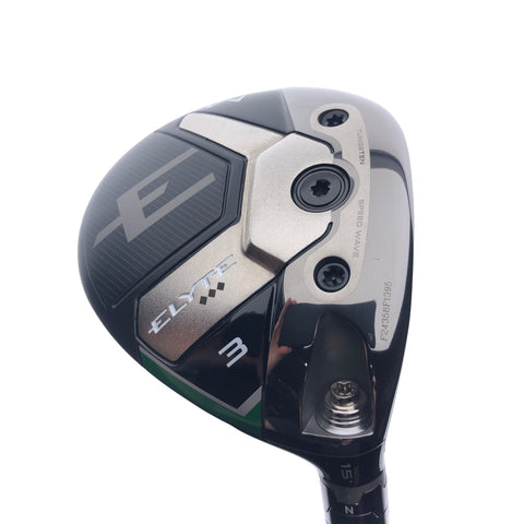 Used Callaway Elyte Triple Diamond 3 Fairway Wood / 15 Degrees / X-Stiff Flex