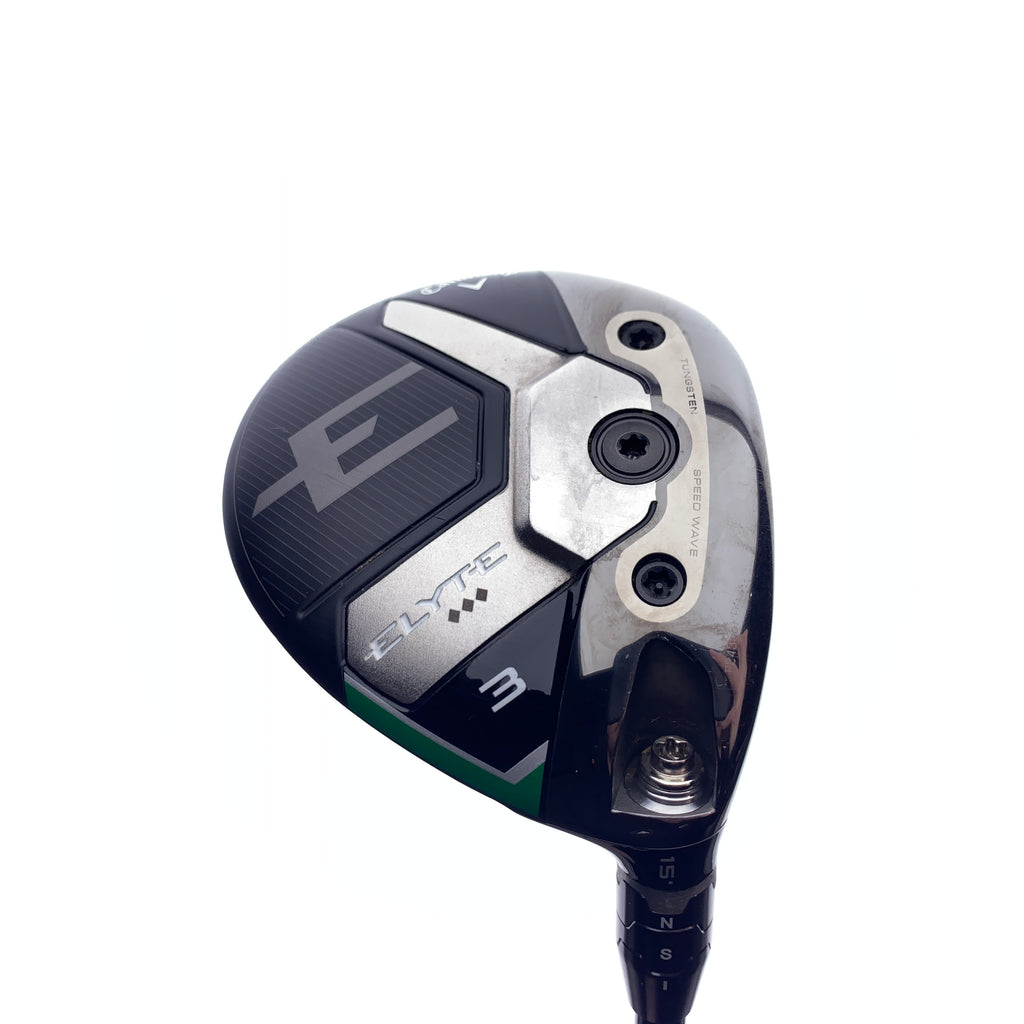 Used Callaway Elyte Triple Diamond 3 Fairway Wood / 15 Degrees / X-Stiff Flex