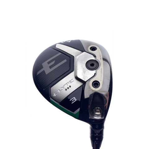 Used Callaway Elyte Triple Diamond 3 Fairway Wood / 15 Degrees / X-Stiff Flex