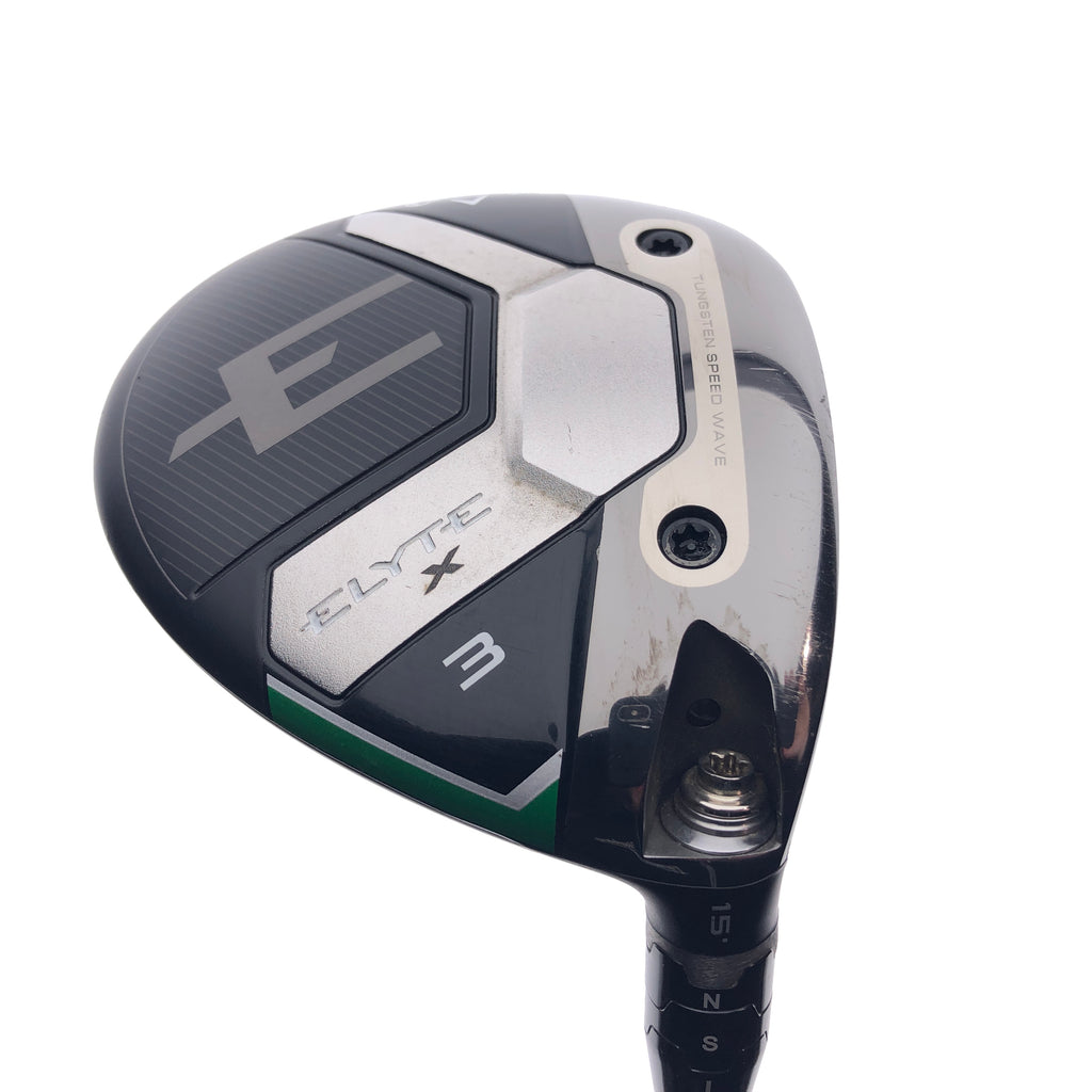 Used Callaway Elyte X 3 Fairway Wood / 15 Degrees / Regular Flex