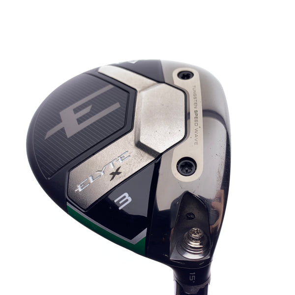 Used Callaway Elyte X 3 Fairway Wood / 15 Degrees / Regular Flex