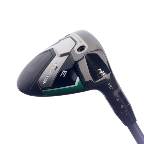 Used Callaway Elyte X 3 Fairway Wood / 15.0 Degrees / Stiff Flex