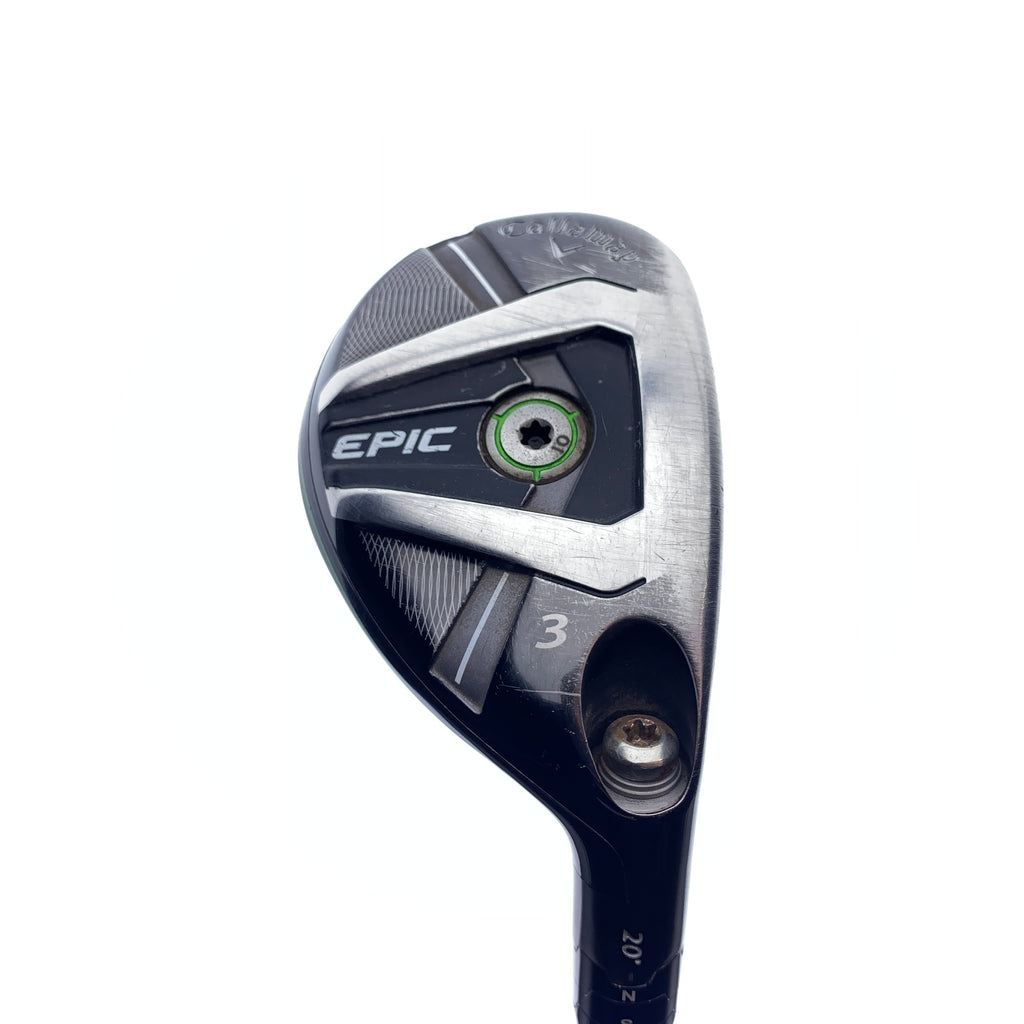 Used Callaway Epic 3 Hybrid / 20 Degrees / Stiff Flex