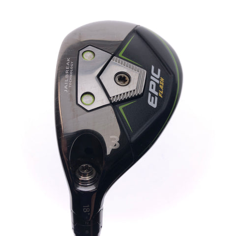 Used Callaway Epic Flash 3 Hybrid / 18 Degrees / Regular Flex / Left-Handed