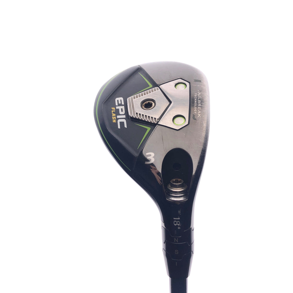 Used Callaway Epic Flash 3 Hybrid / 18 Degrees / Stiff Flex