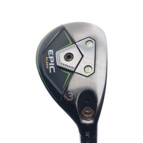 Used Callaway Epic Flash 3 Hybrid / 18.0 Degrees / Stiff Flex