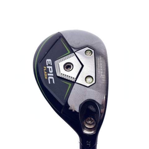 Used Callaway Epic Flash 4 Hybrid / 21 Degrees / Stiff Flex