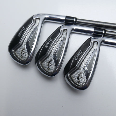 Used Callaway Epic Forged 19 Iron Set / 4 - PW / Stiff Flex
