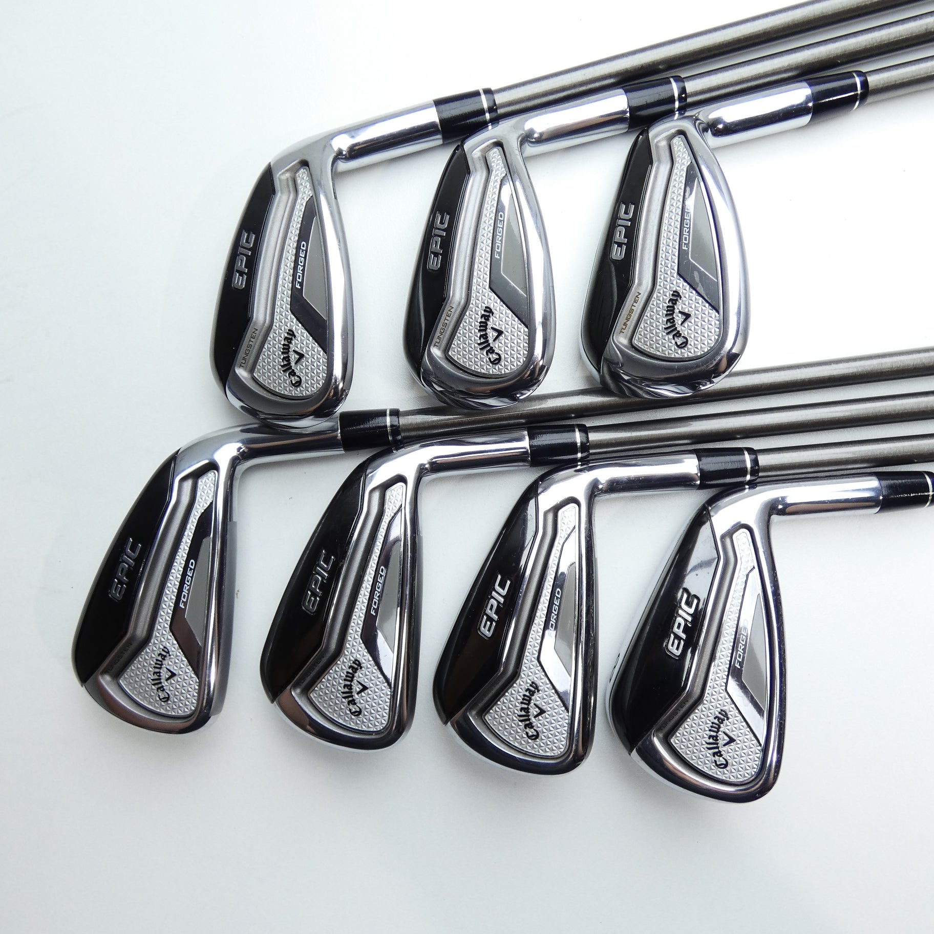 Used Callaway Epic Forged 19 Iron Set / 5 - PW + AW / Regular Flex