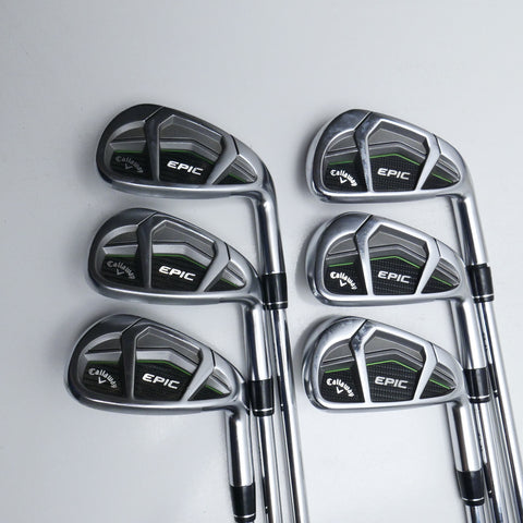 Used Callaway Epic Iron Set / 5 - PW / Stiff Flex