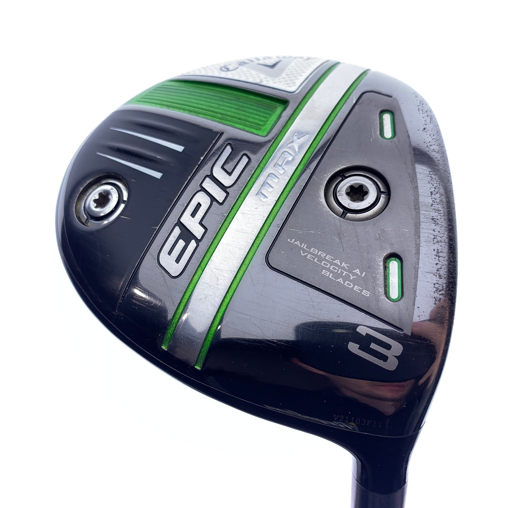 Used Callaway Epic Max 3 Fairway Wood / 15.0 Degrees / Regular Flex