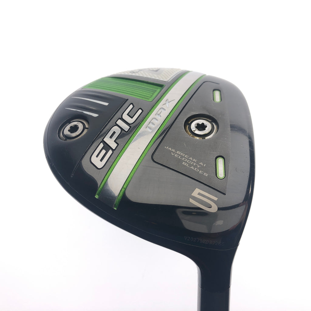 Used Callaway Epic Max 5 Fairway Wood / 18 Degrees / Regular Flex